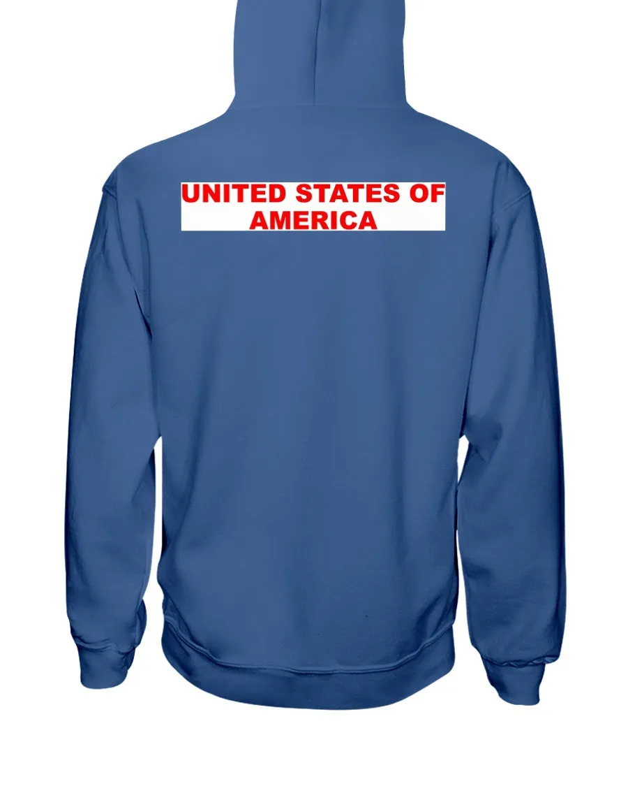 American Flag Jerzees Hoodies
