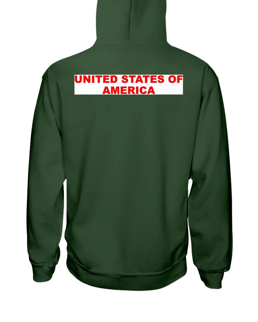 American Flag Jerzees Hoodies