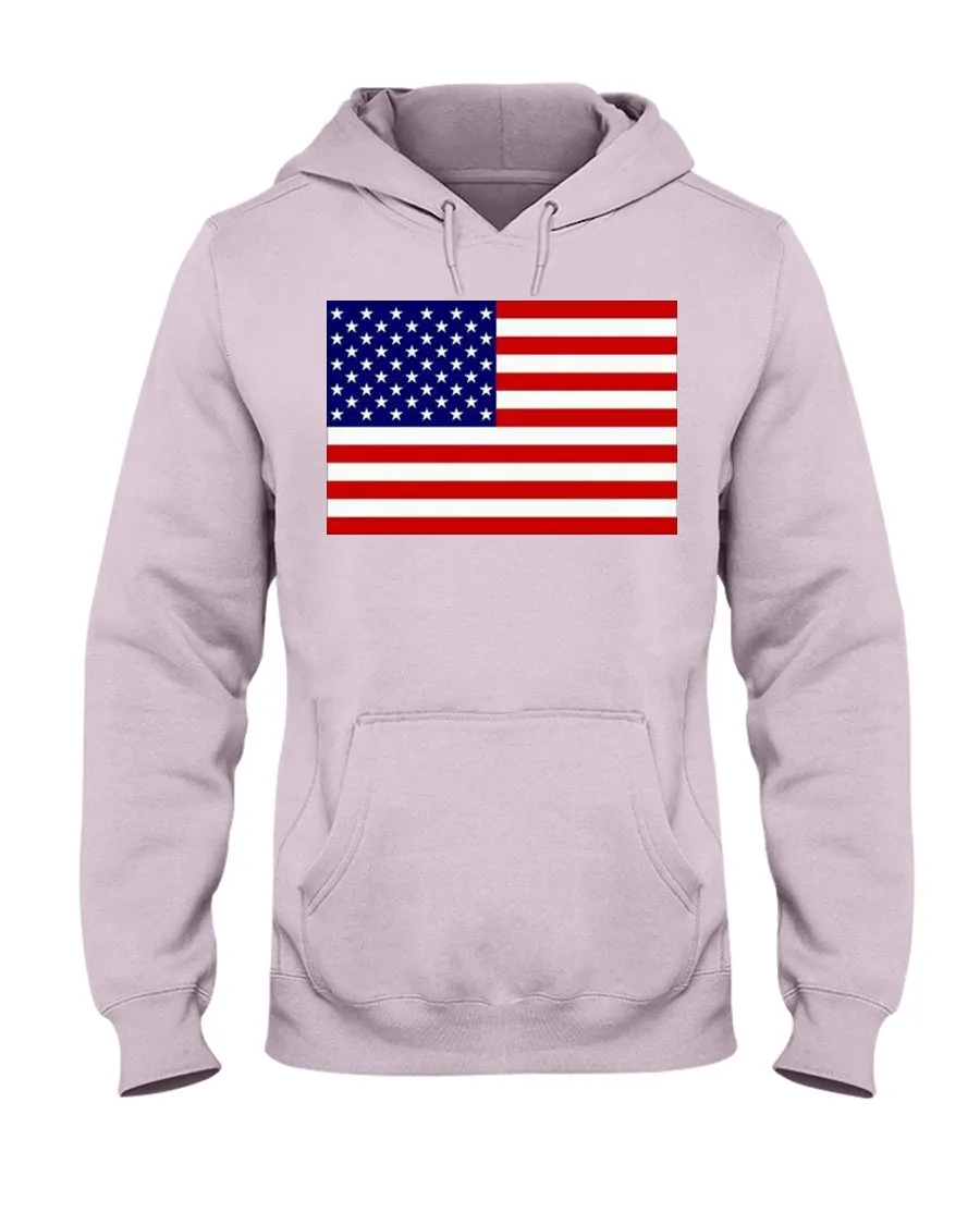 American Flag Jerzees Hoodies