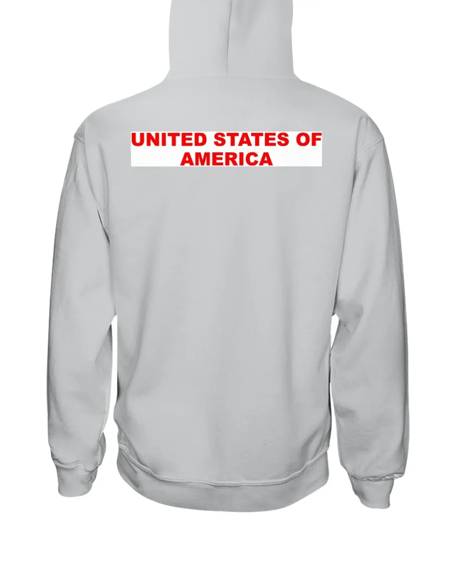 American Flag Jerzees Hoodies