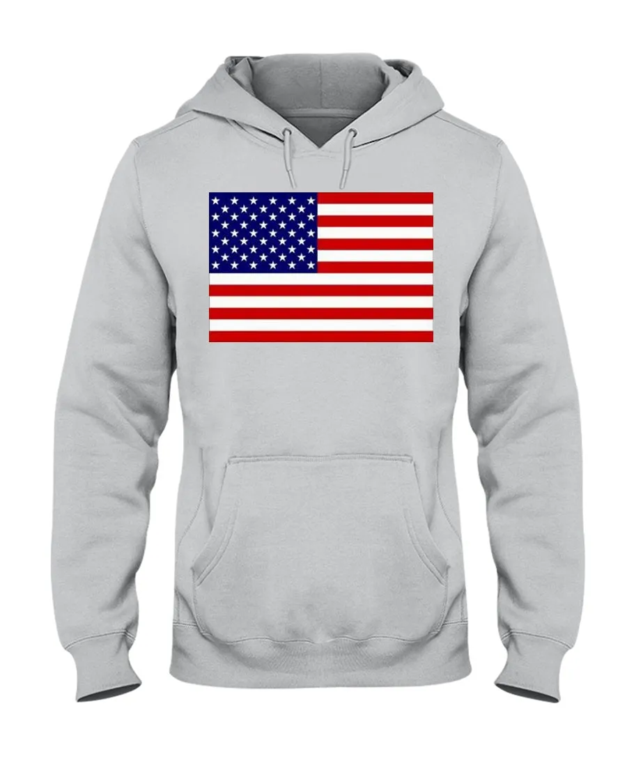 American Flag Jerzees Hoodies