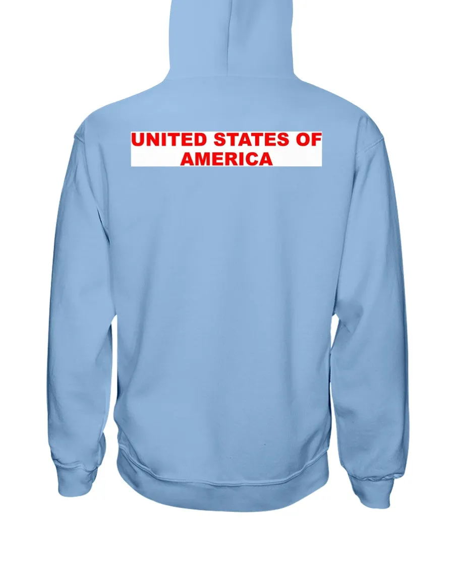 American Flag Jerzees Hoodies