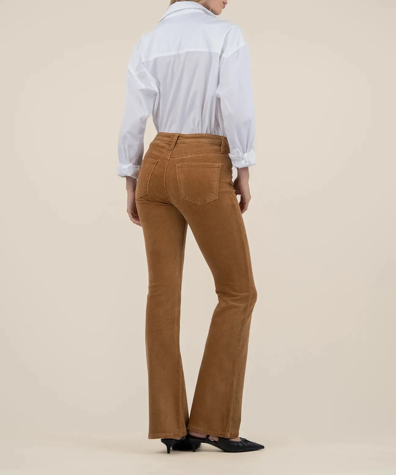 ANA HIGHRISE FAB AB FLARE / CAMEL CORDUROY