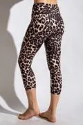 Animal Print Capri Length W/Key Pocket