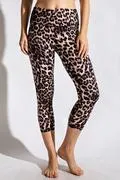 Animal Print Capri Length W/Key Pocket
