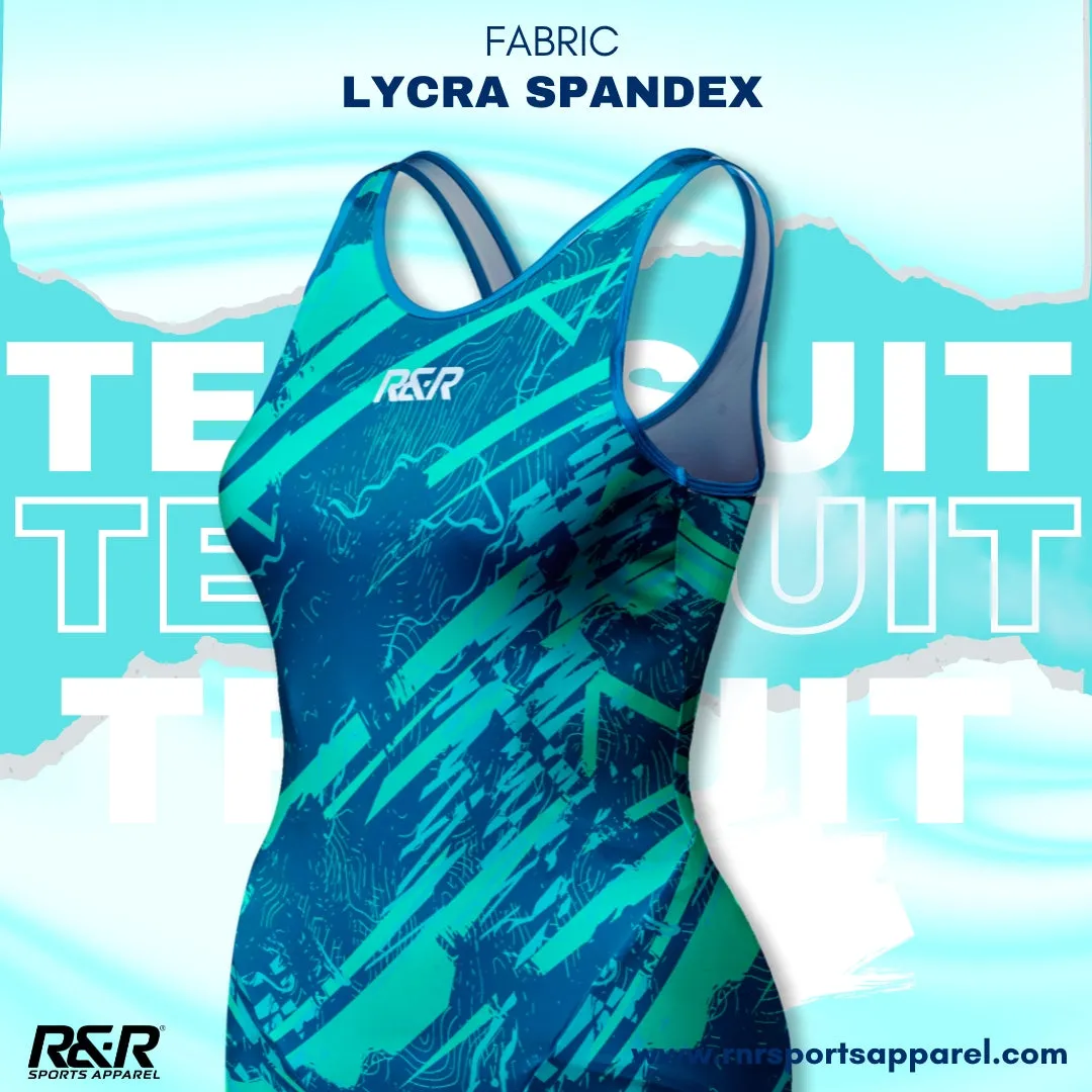 AquaCircuit Women's Open Back Kneeskin Tech Suit Swimsuit