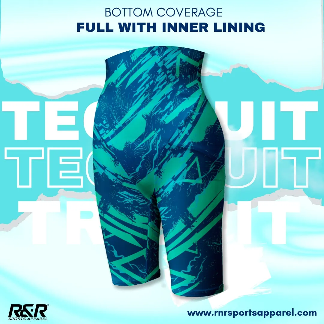 AquaCircuit Women's Open Back Kneeskin Tech Suit Swimsuit