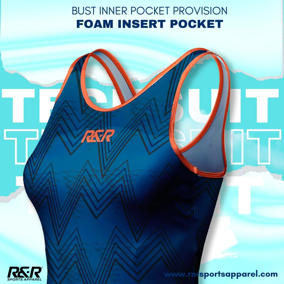 AquaVerve Elite Women's Open Back Kneeskin Tech Suit Swimsuit