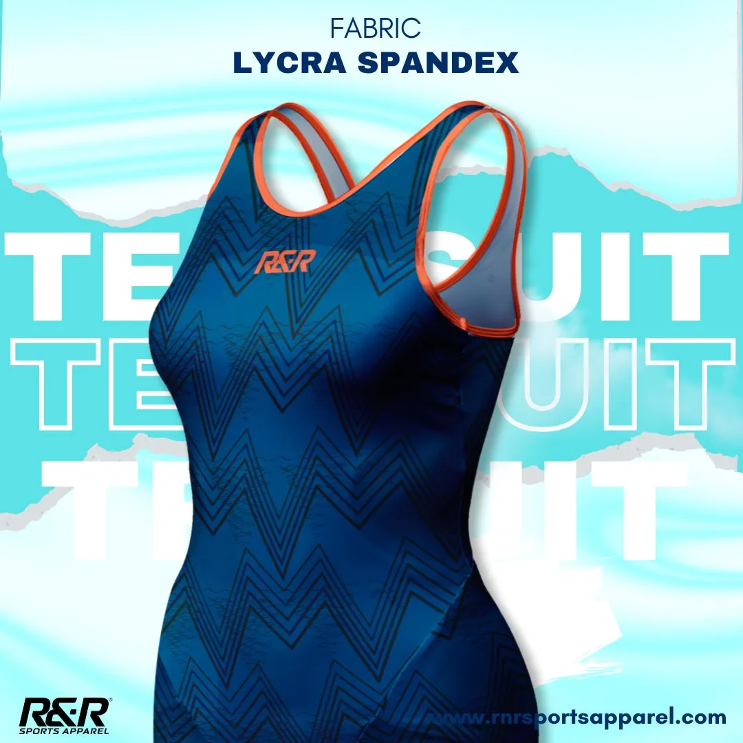 AquaVerve Elite Women's Open Back Kneeskin Tech Suit Swimsuit