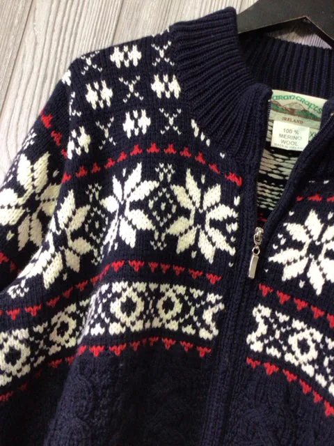 Aran Crafts Merino Icelandic Cardigan Size X-Large