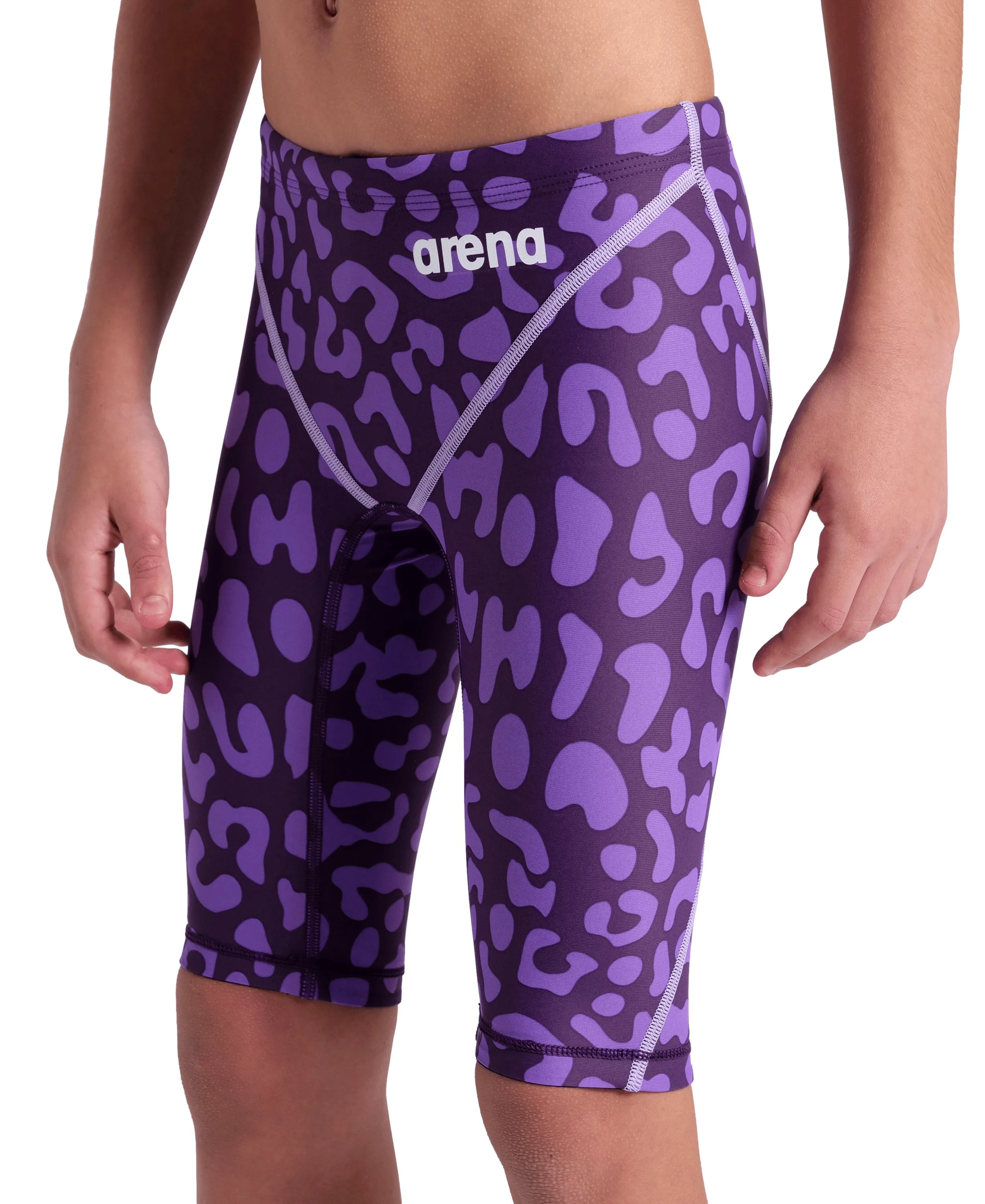 Arena Boys Powerskin ST Next LE Jammer Leopard Skin Violet