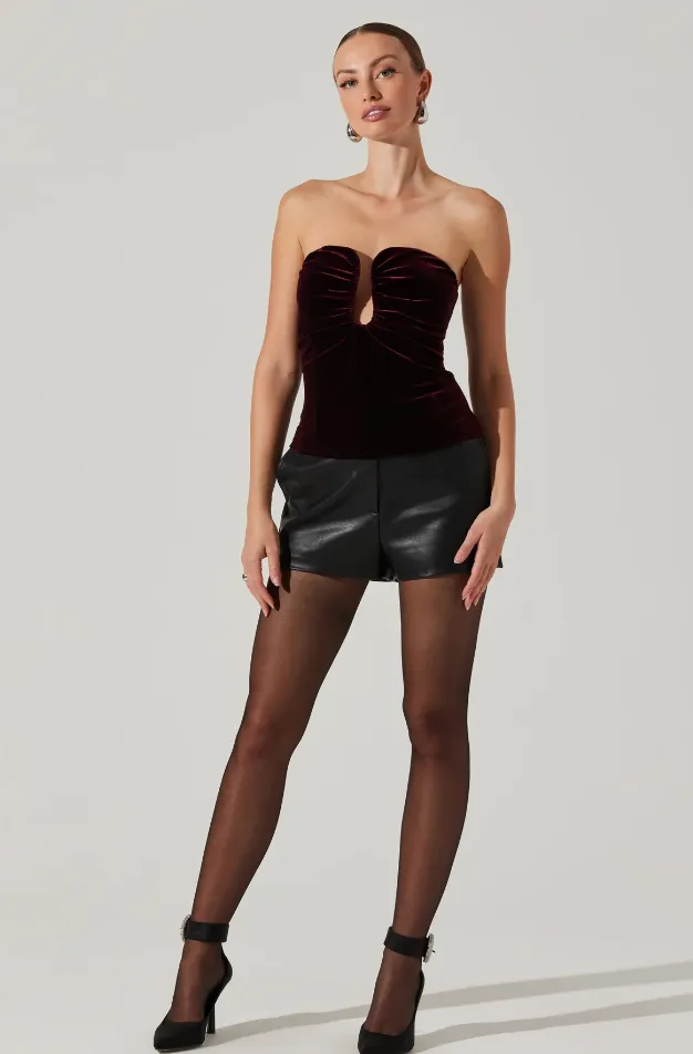 Arista Sweetheart Velvet Top Wine
