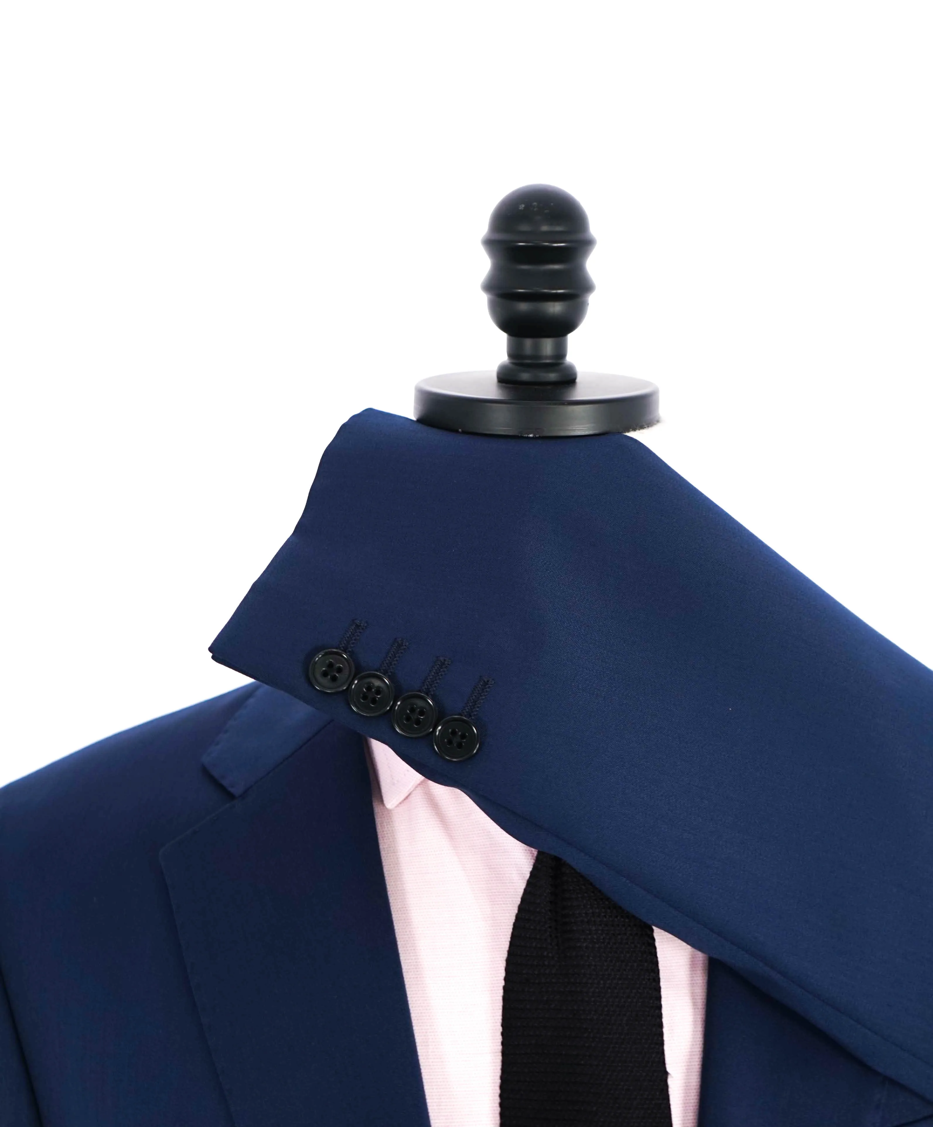 ARMANI COLLEZIONI -  Cobalt Blue 2-Button Notch Lapel Suit - 40R