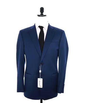 ARMANI COLLEZIONI -  Cobalt Blue 2-Button Notch Lapel Suit - 40R
