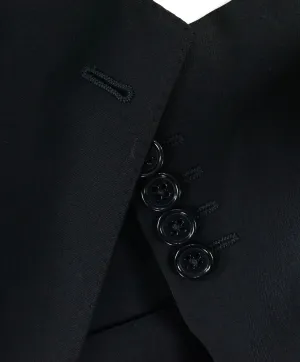 ARMANI COLLEZIONI - “G Line” Natural Stretch Black Notch Lapel Suit - 46R