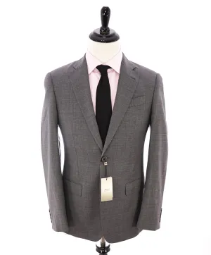 ARMANI COLLEZIONI - Gray Basket Weave Textured "G Line" Suit - 36R