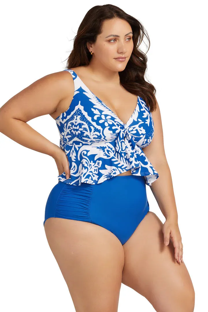 ARTESANDS- WOMEN'S BLUE BOTTICELLI SWIM BOTTOM