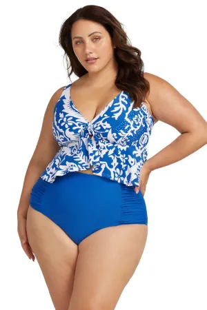 ARTESANDS- WOMEN'S BLUE BOTTICELLI SWIM BOTTOM