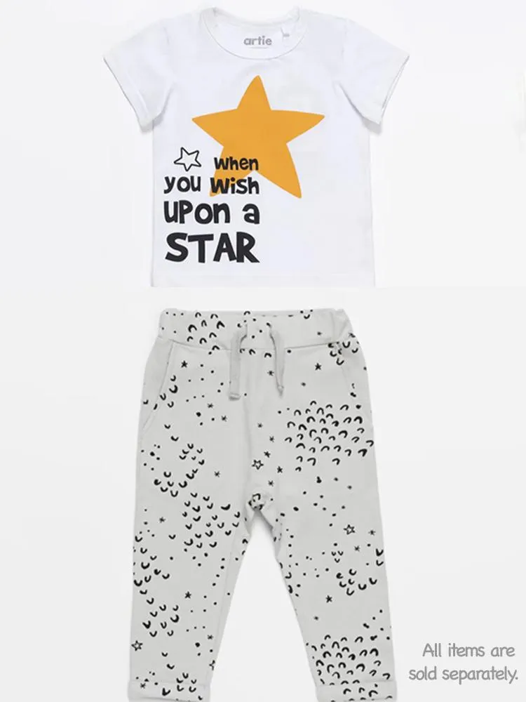 Artie - Grey Dots  French Terry Joggers