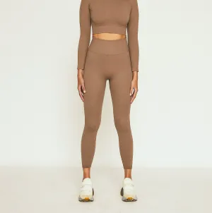 ASIA BROWN LEGGING CANALÉ
