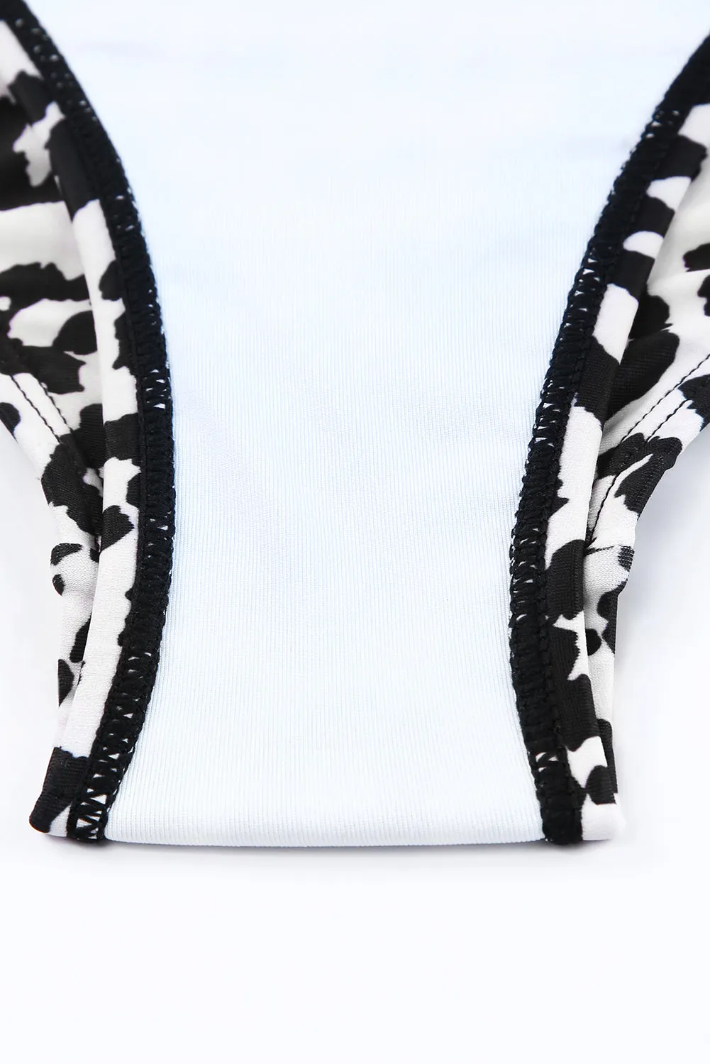 Asymmetric Cutout One Piece Swimsuit