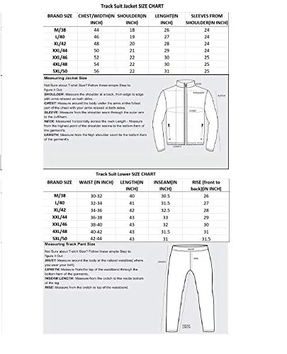 ATHLET Cotton Mix Elastic String Tracksuit for Men for Gym,Running, Track Suit for Men's (L.Grey Design 2, 42)