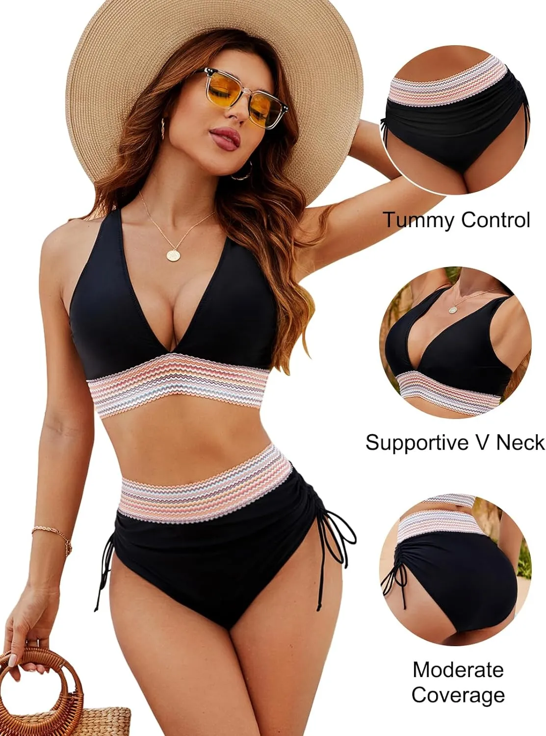 Ava | High-Waisted Bikini Set