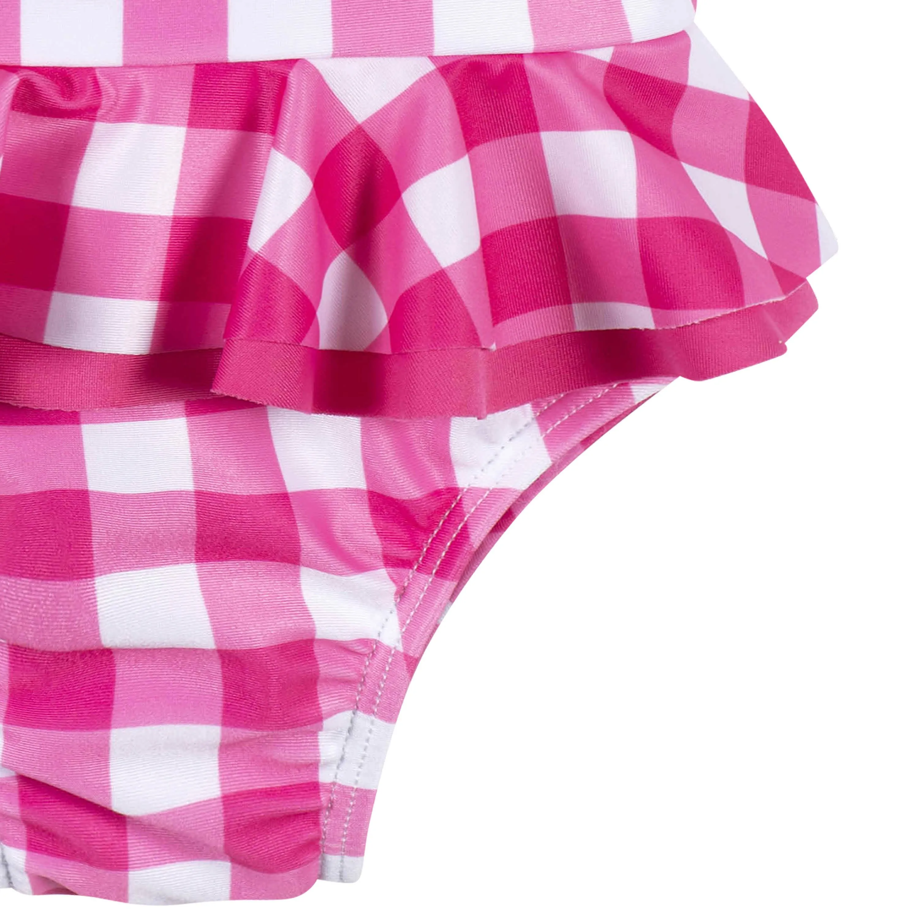 Baby & Toddler Girls UPF 50  Strawberry Gingham One-Piece Swimsuit