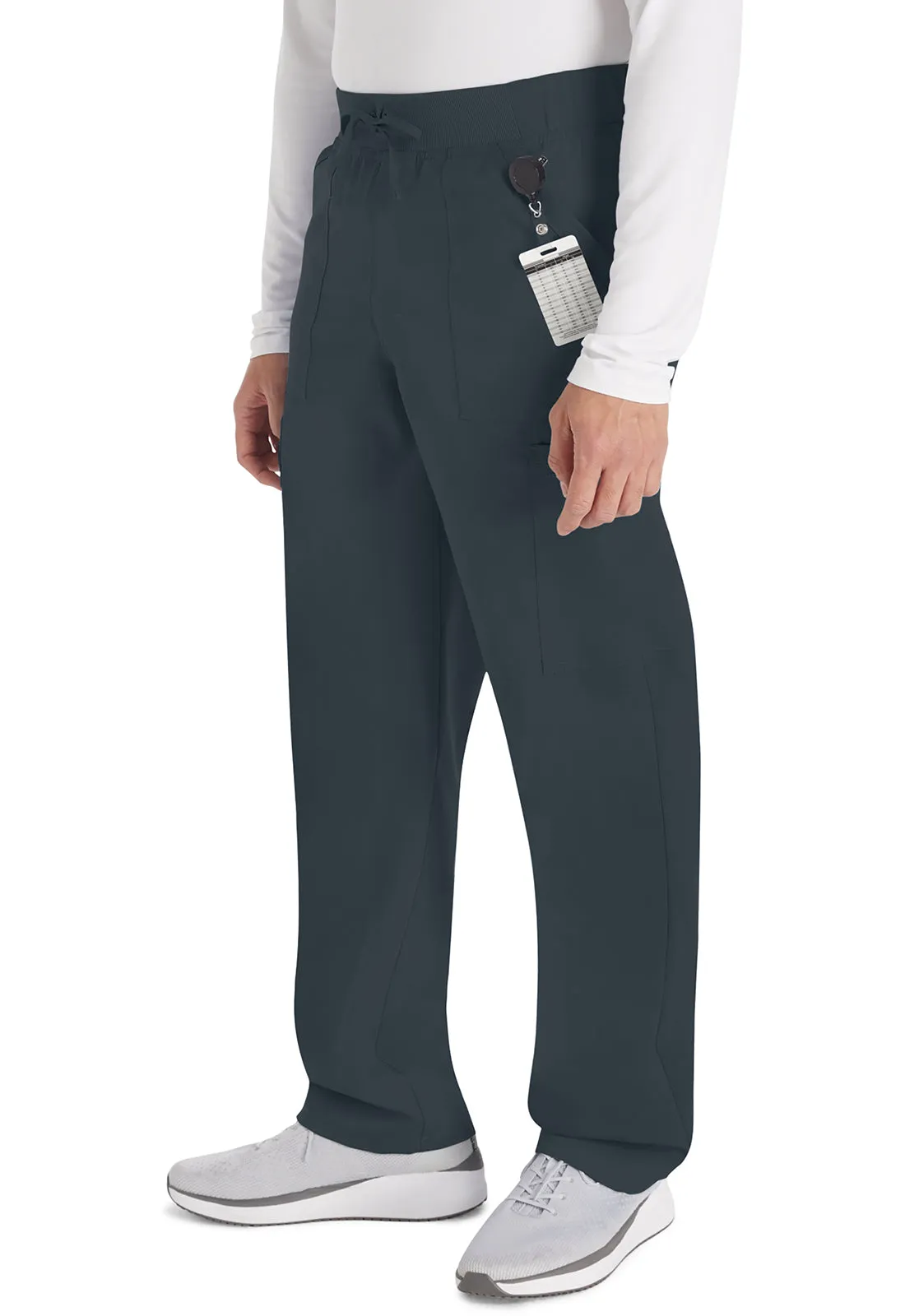 Balance DK270 Men's Mid Rise Zip Fly Straight Leg Pants Pewter