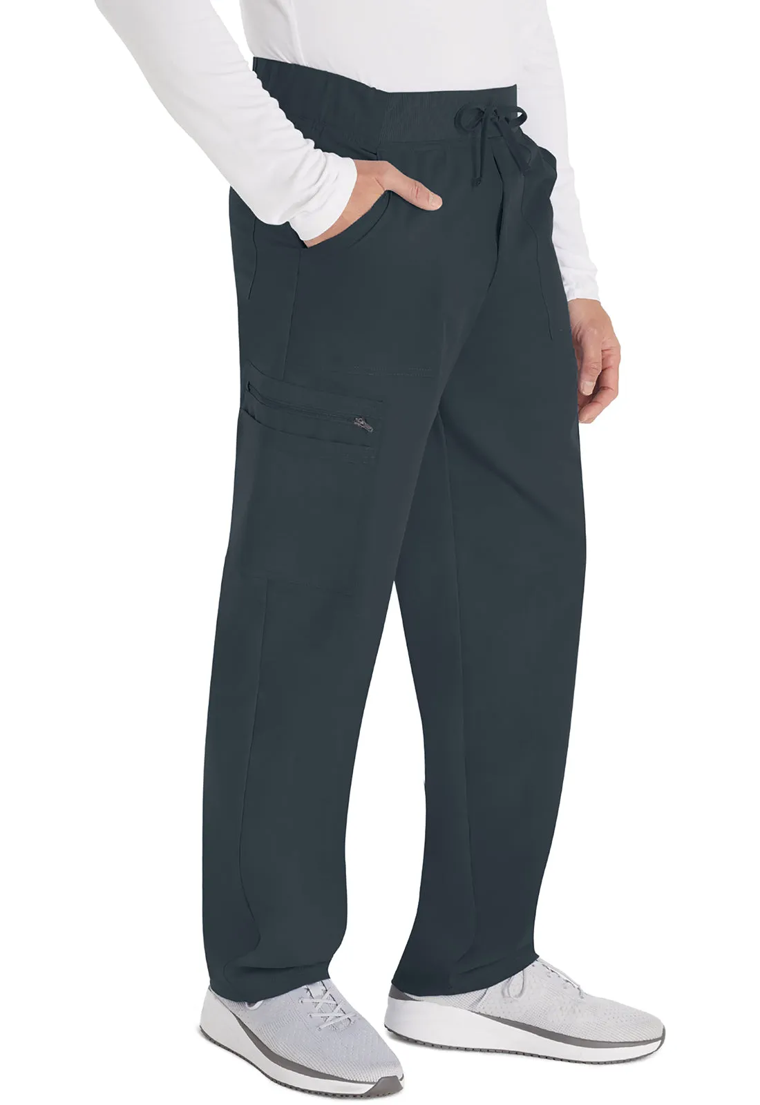 Balance DK270 Men's Mid Rise Zip Fly Straight Leg Pants Pewter