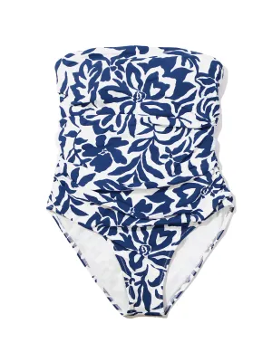 Bandeau One Piece Swimsuit Poolside