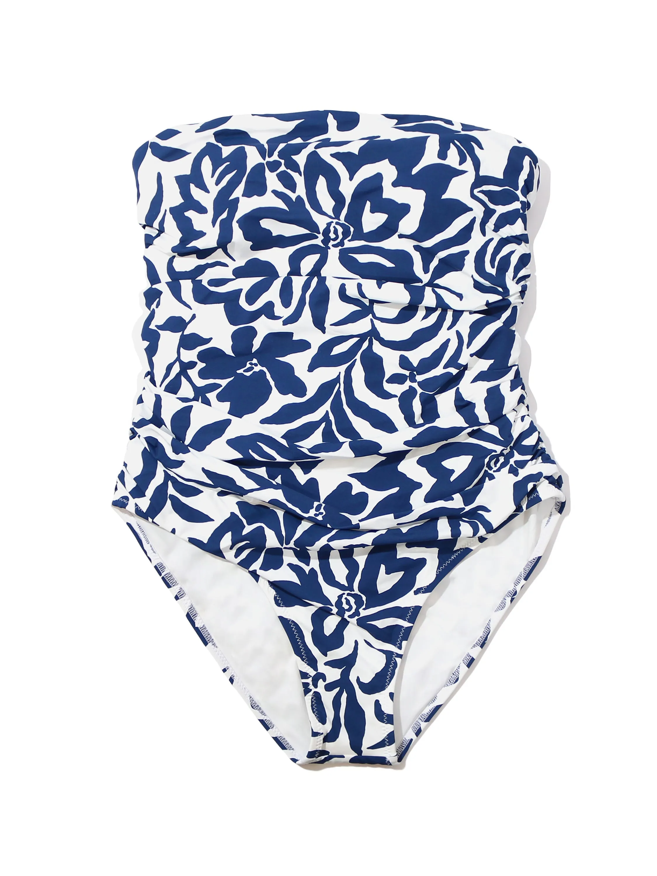 Bandeau One Piece Swimsuit Poolside