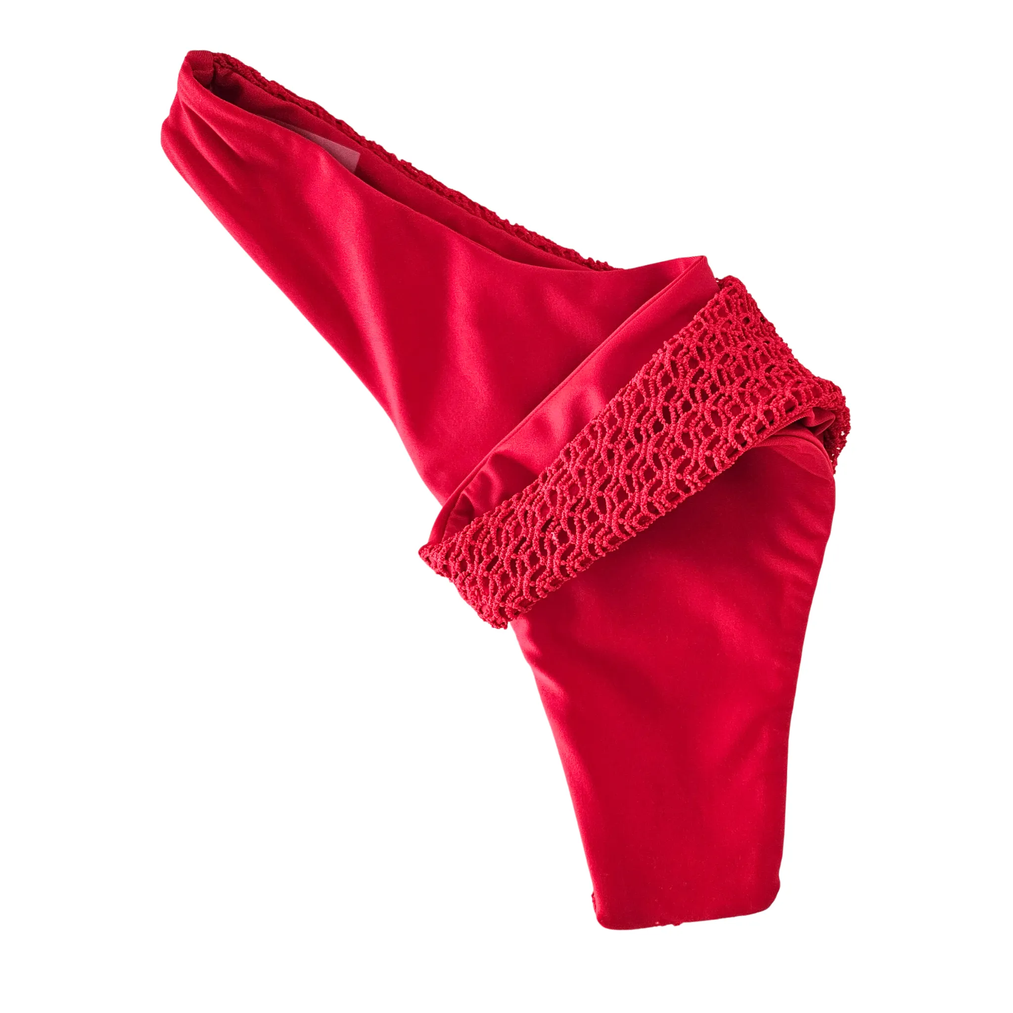 Bandeau Textured Tube Top Thong Bikini Set