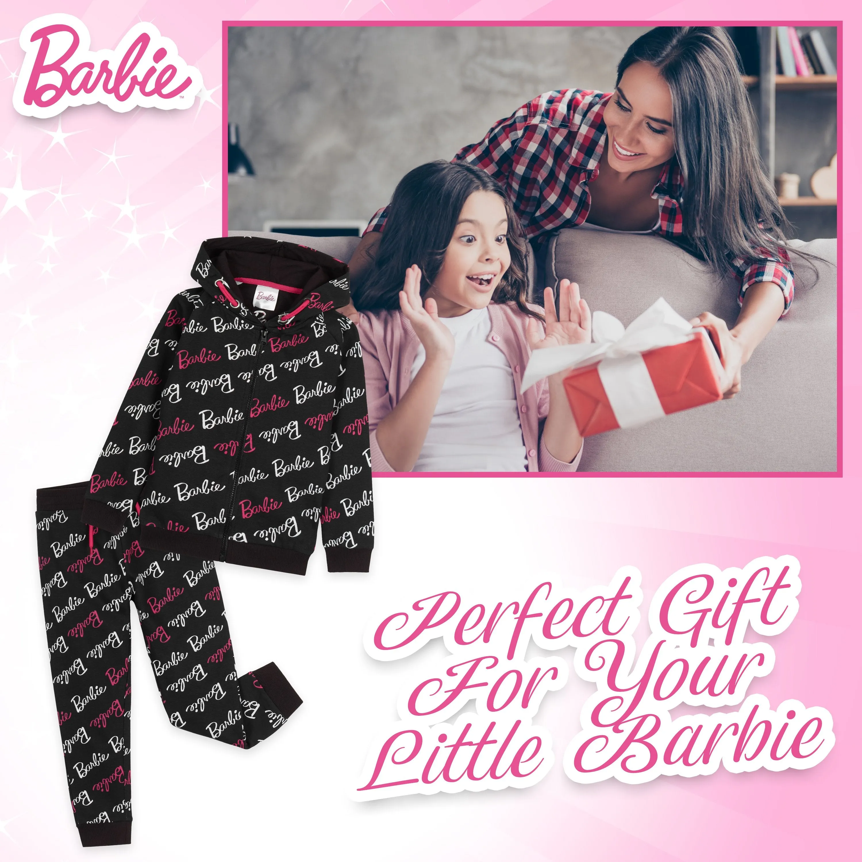 Barbie Girls Tracksuit, OfficB112-CC-PJL-GREEN-Sial Barbie Clothes Collection, Perfect Gift For Barbie Fans