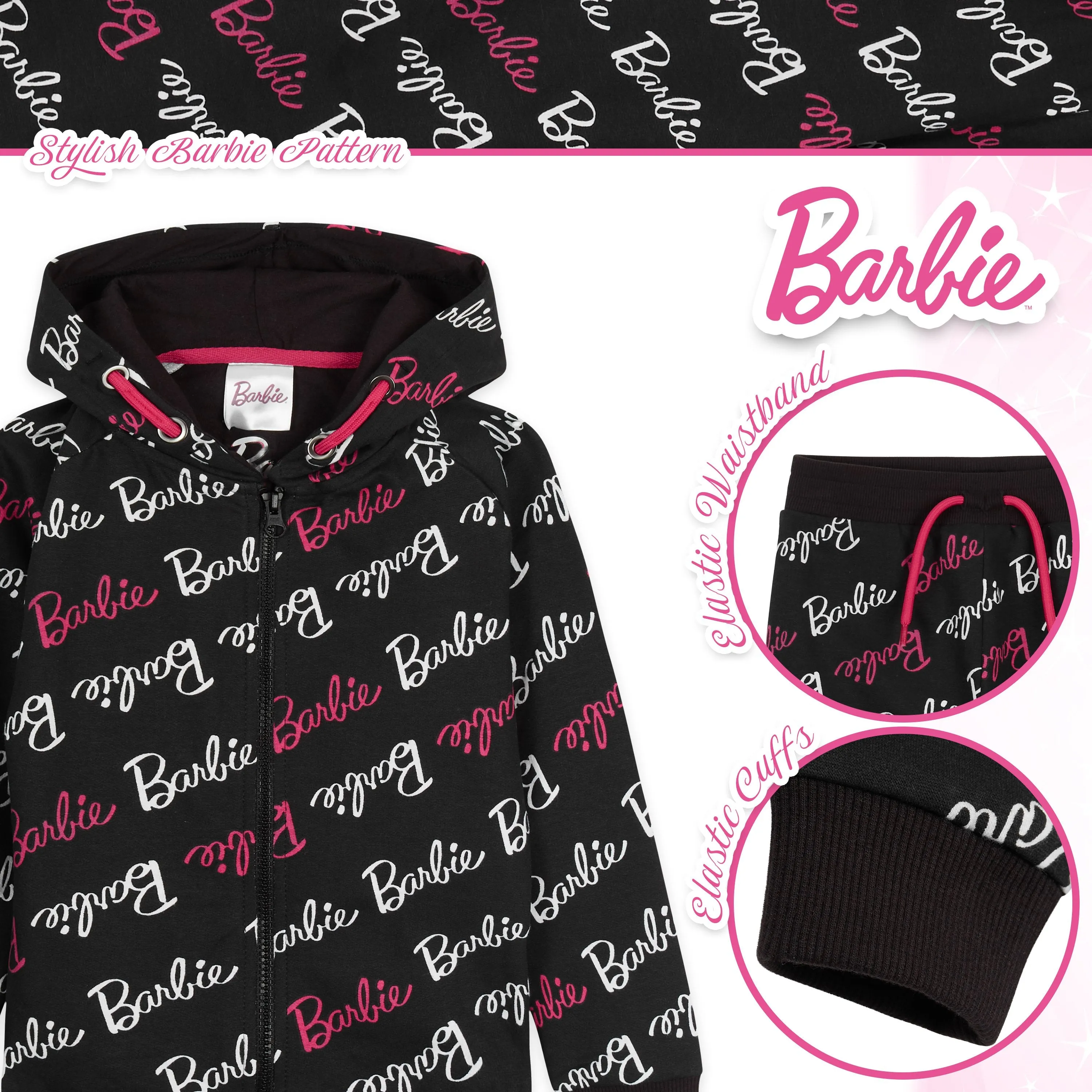Barbie Girls Tracksuit, OfficB112-CC-PJL-GREEN-Sial Barbie Clothes Collection, Perfect Gift For Barbie Fans