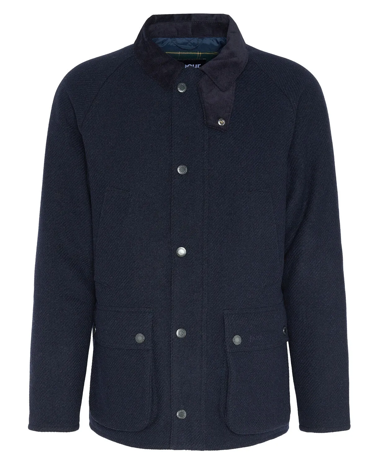 Barbour Bedale Wool Jacket - Navy