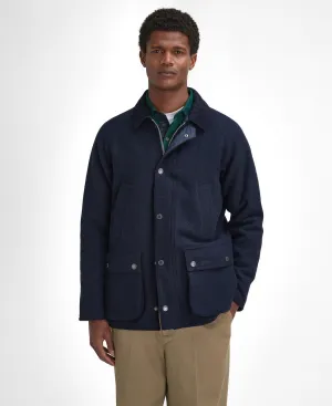 Barbour Bedale Wool Jacket - Navy