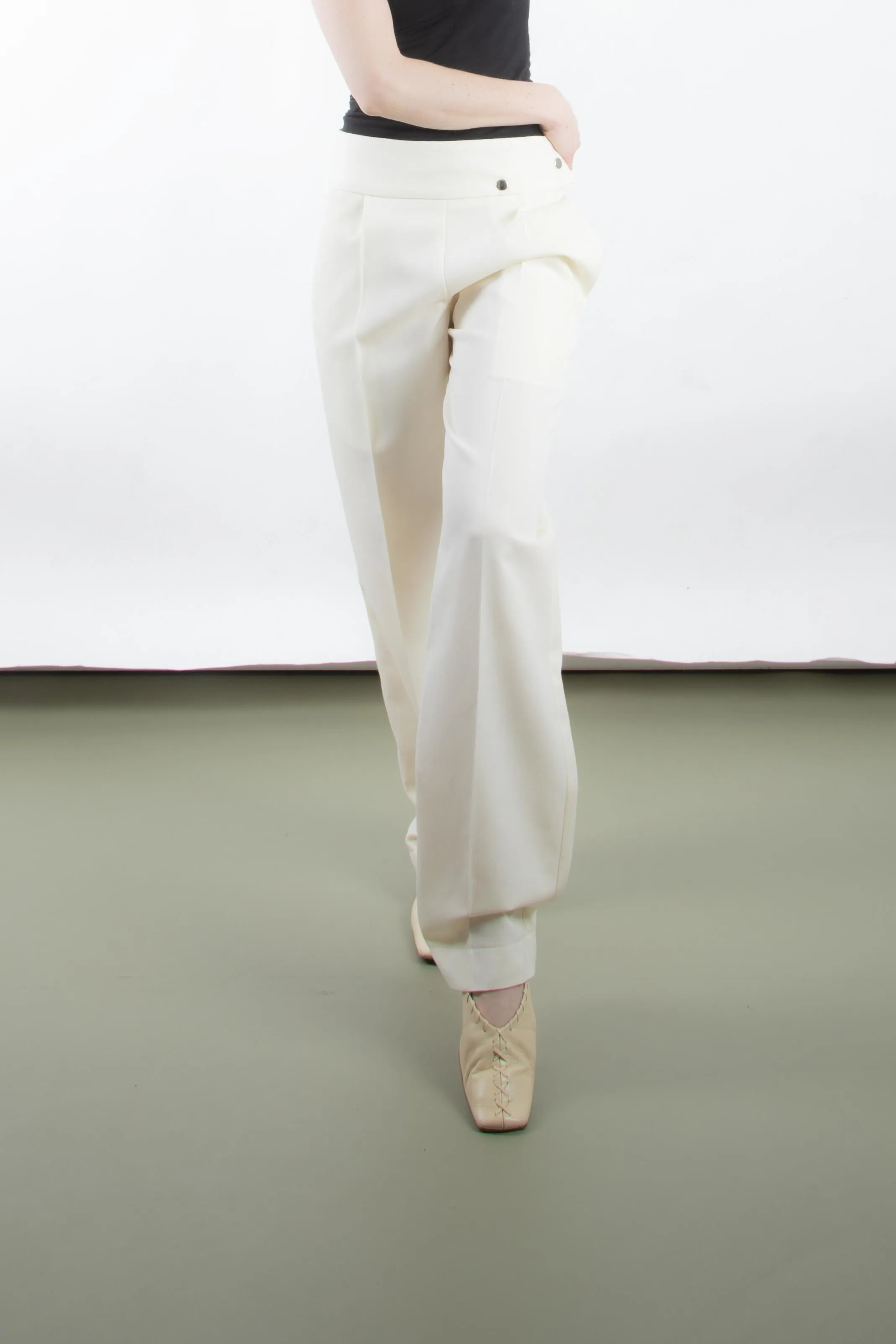 Beatrix Trousers - Off-white (PO)