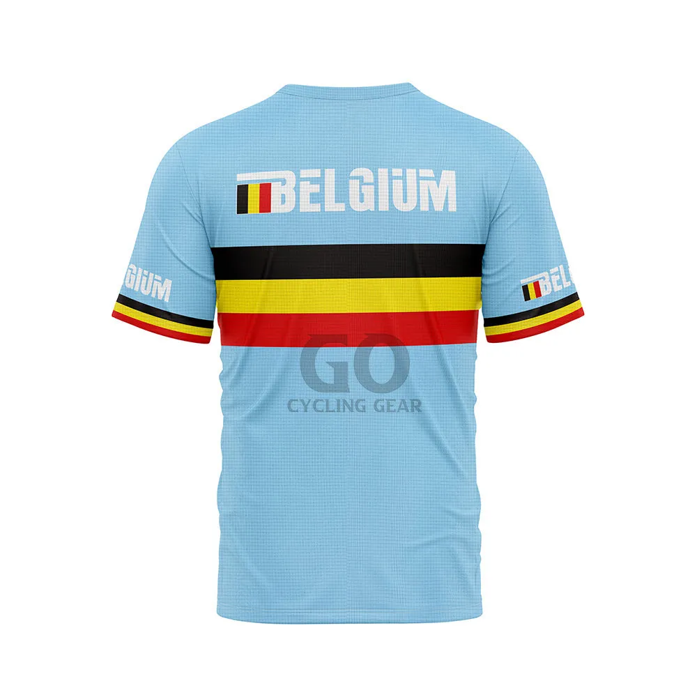 Belgian Team Retro Cycling T-Shirt