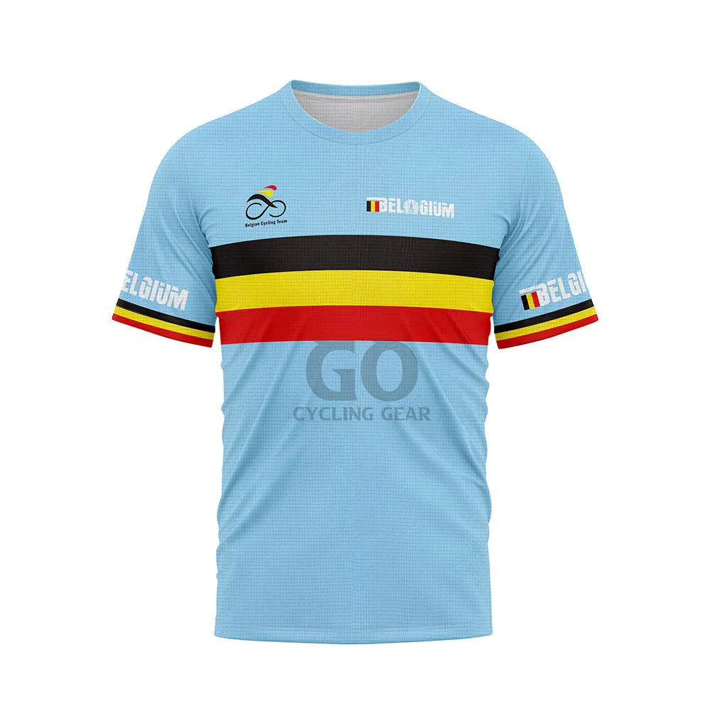 Belgian Team Retro Cycling T-Shirt