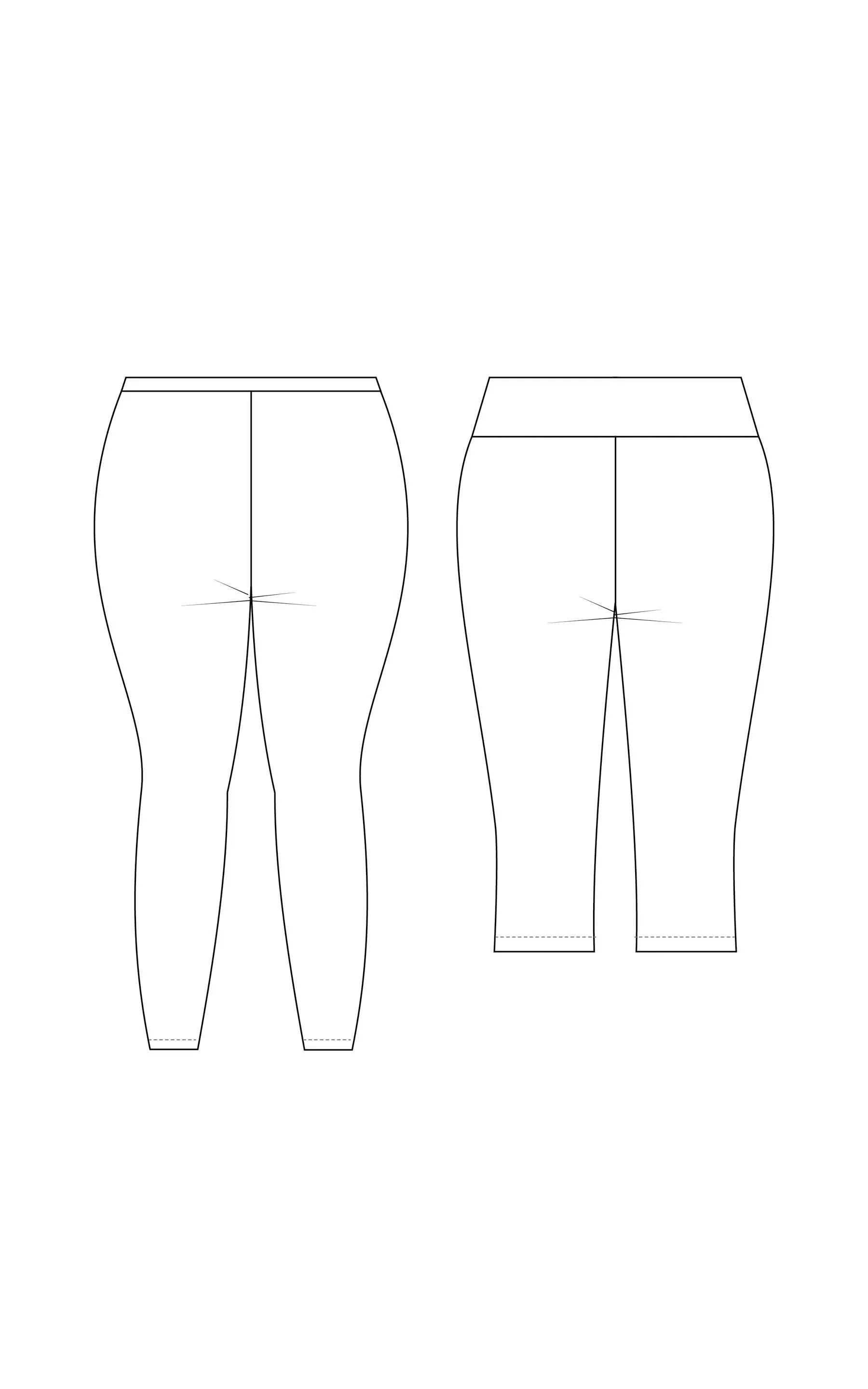 Belmont Leggings & Yoga Pants 12-32 PDF pattern