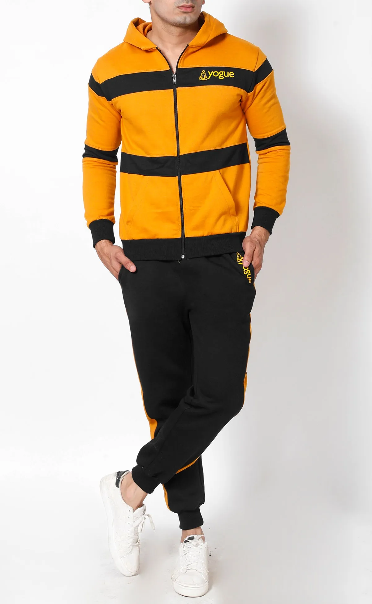Black & Gold Thermal Tracksuit