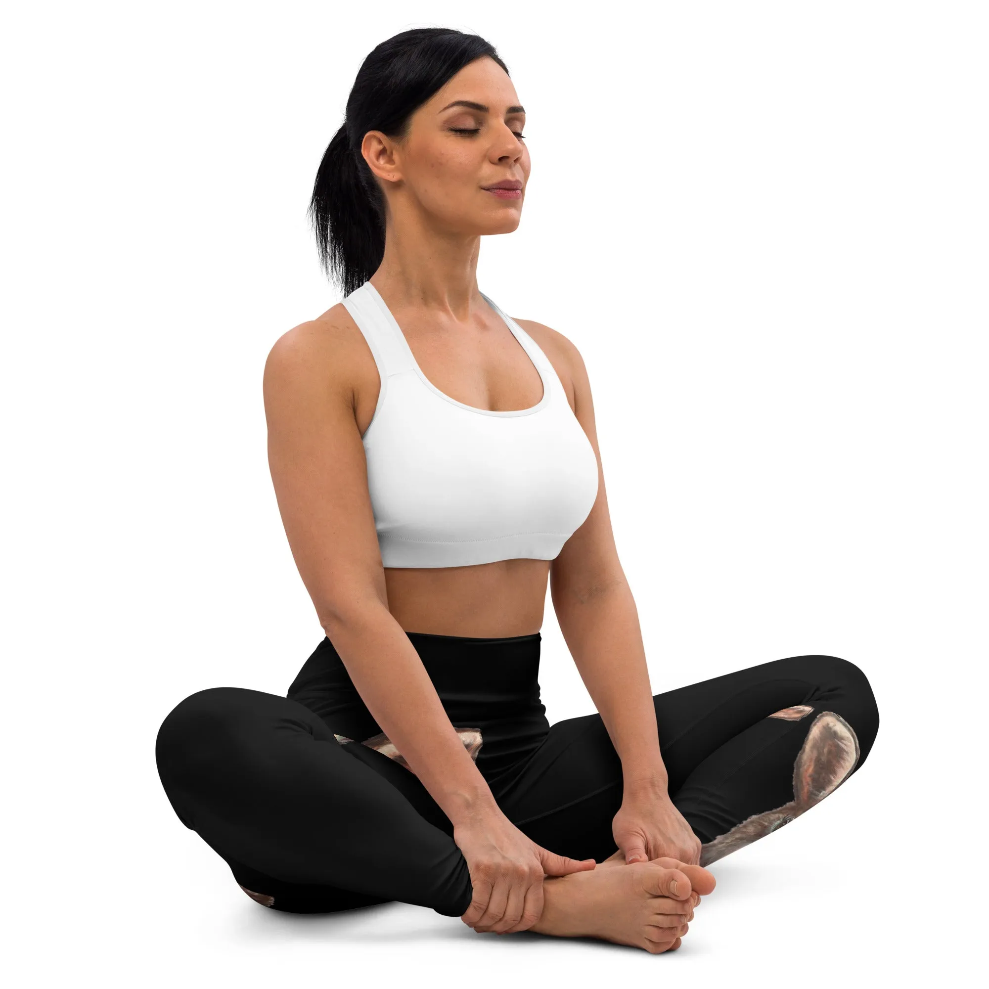 Black Bunny Yoga Leggings