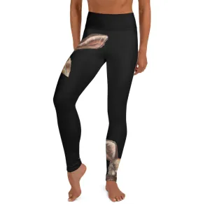 Black Bunny Yoga Leggings