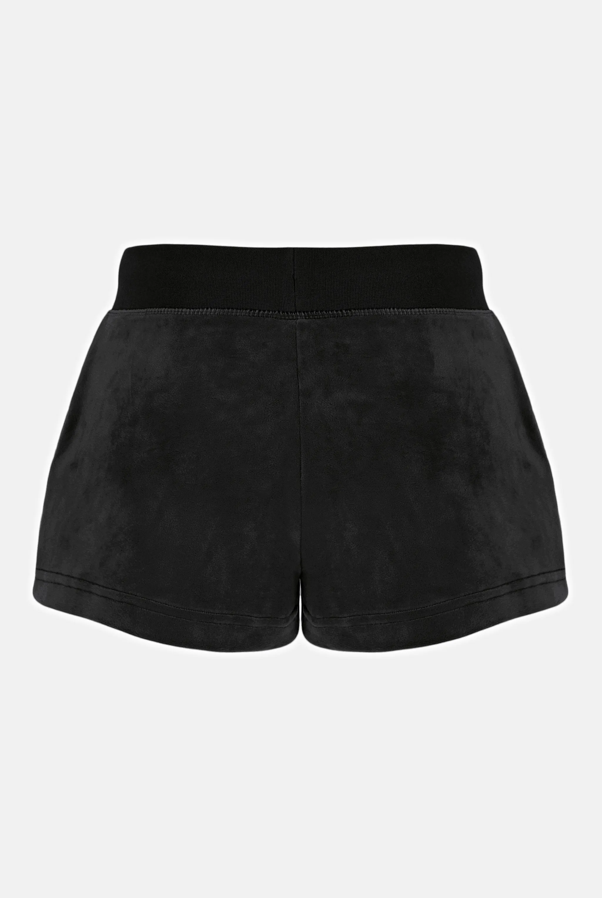 BLACK CLASSIC VELOUR TRACK SHORT