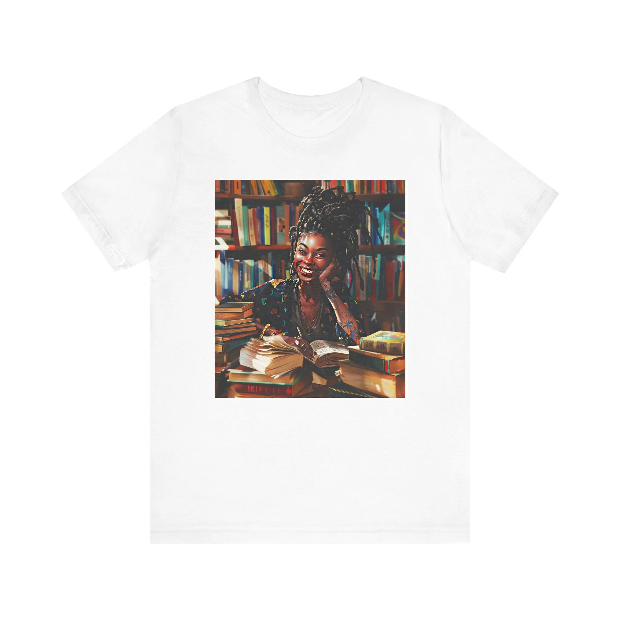 Black Girl Student Tee Shirt Happy Black Girl