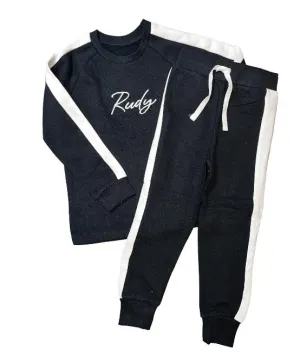 Black personalised Tracksuit