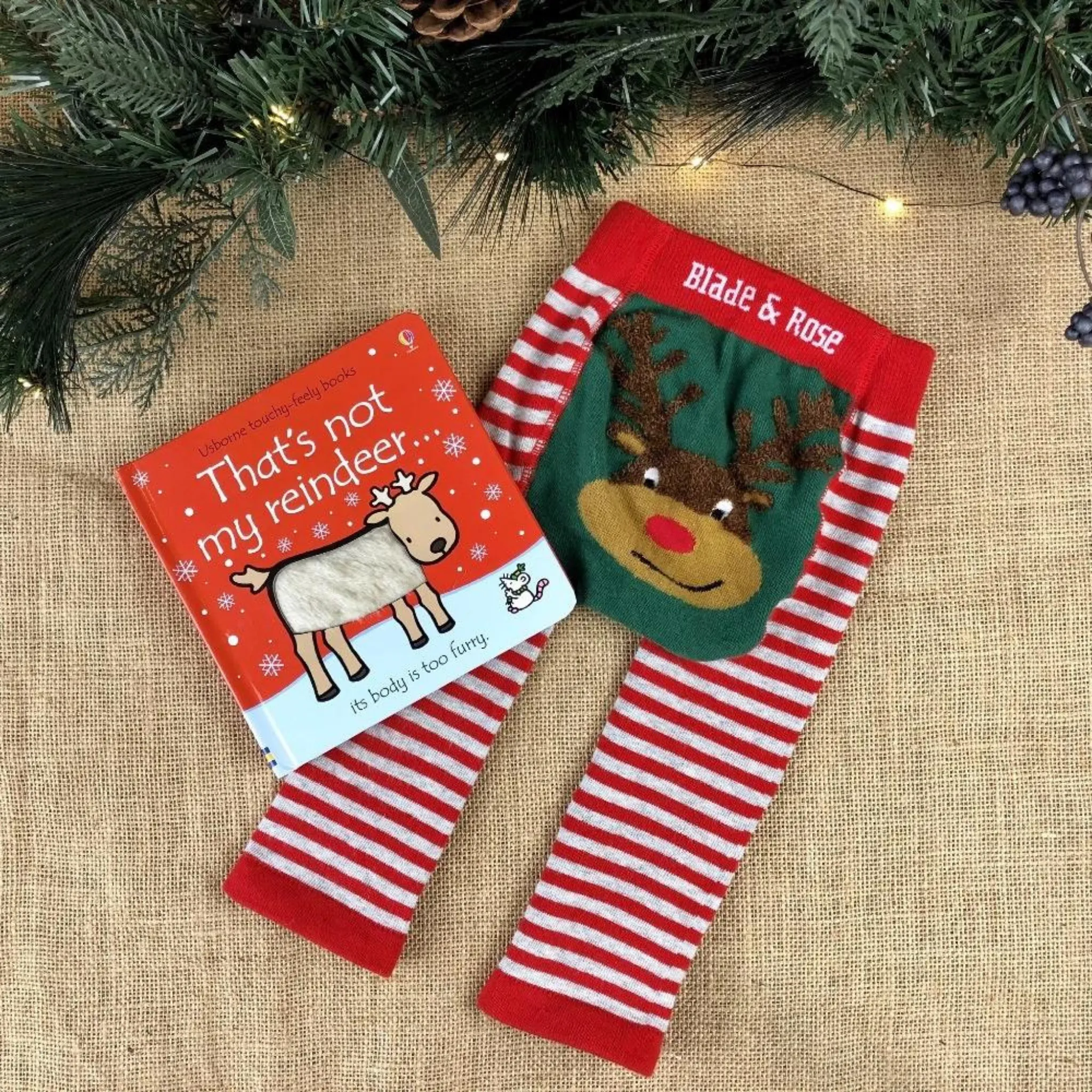 Blade & Rose 3 Piece Red Red  Reindeer Outfit