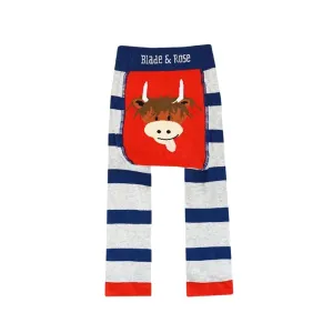 BLADE & ROSE  Hamish Highland Cow Design Leggings