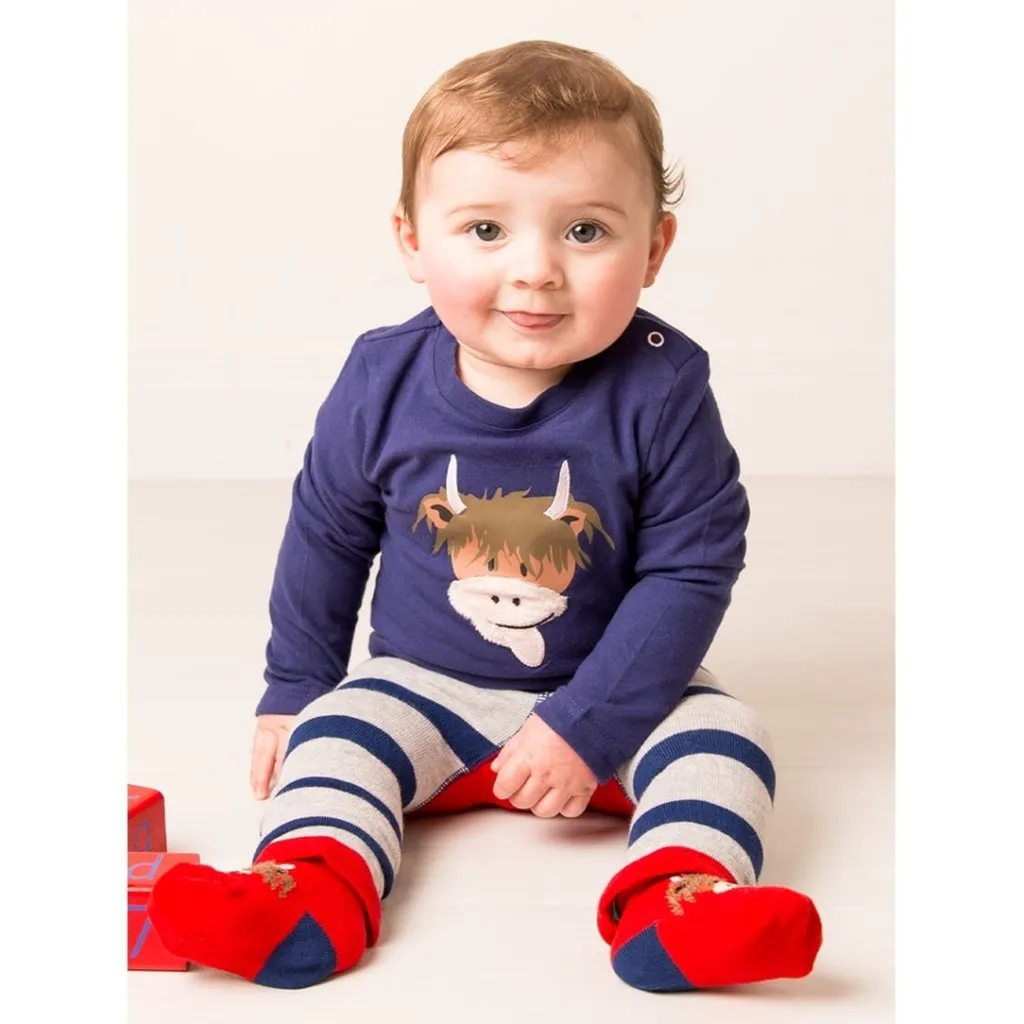 BLADE & ROSE  Hamish Highland Cow Design Leggings